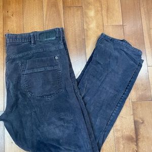 CK Stretch Loose Corduroy Jeans in gray size 40